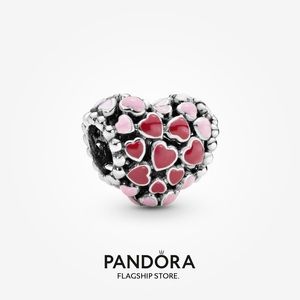 Pandora Red & Pink Hearts Charm